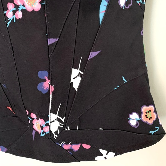 Versace by H&M size 6 floral corset top - Picture 6 of 16